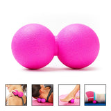 Peanut Lacrosse Ball Body Massage Ball Myofascial Muscle Relief Ball Yoga Gym Fitness Exercise Tool