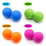 Peanut Lacrosse Ball Body Massage Ball Myofascial Muscle Relief Ball Yoga Gym Fitness Exercise Tool