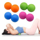 Peanut Lacrosse Ball Body Massage Ball Myofascial Muscle Relief Ball Yoga Gym Fitness Exercise Tool