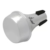 Trumpet Mute Silencer Silver Practice Straight Mute Lightweight ABS Plastic