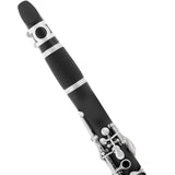 Clarinet Ebony Wood 17 Nickel Keys Student Band with Case & Accessory