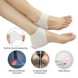 Soft Silicone Gel Heel Foot Protectors Plantar Fasciitis Anti Crack Moisturizing Foot Care Pain Relief Socks