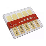 Clarinet Reeds Strength 2.5 with Transparent Case - Box of 10