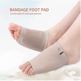 Flat Foot Arch Support Cotton Foot Socks with Soft Silicone Gel Pads Plantar Fasciitis Pain Relief Cushion Sleeves