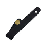 Black Leather Guitar Neck Strap Button for Acoustic Classical Guitar