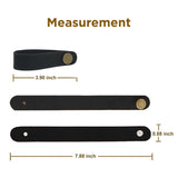 Black Leather Guitar Neck Strap Button for Acoustic Classical Guitar