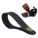 Black Leather Guitar Neck Strap Button for Acoustic Classical Guitar