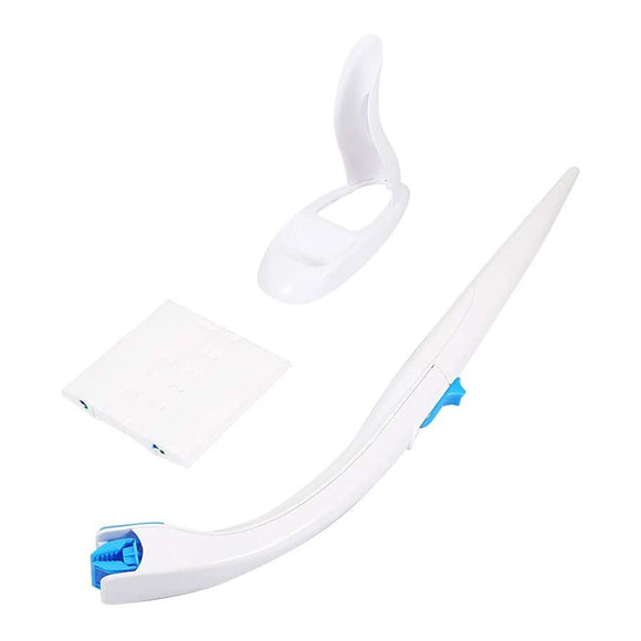 Toilet Cleaning Tool Kit - Disposable Toilet Bowl Brush Holder Stand with Toilet Wand Scrubber Sponge Pad Refill