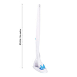 Toilet Cleaning Tool Kit - Disposable Toilet Bowl Brush Holder Stand with Toilet Wand Scrubber Sponge Pad Refill