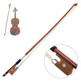 Violin Bow Handmade Horse Hair for 4/4 Fiddle