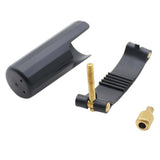 Alto Saxophone Mouthpiece Cap and Leather Ligature with Golden Screw