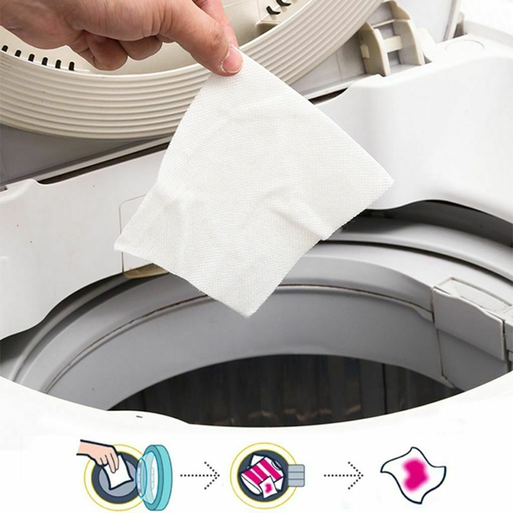 Double Dispoable Color Catcher Sheet Anti Dyeing Color Absorption Shee ...