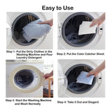Double Dispoable Color Catcher Sheet Anti Dyeing Color Absorption Sheet Dye Trapping Laundry Paper