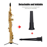 Soprano Saxophone Stand Foldable Tripod Holder Detachable 3-Leg Stand