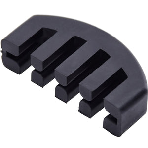 Violin Practice Mute Black Heavy Rubber Silencer for 4/4