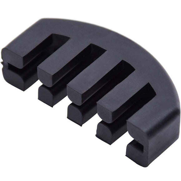 Violin Practice Mute Black Heavy Rubber Silencer for 4/4