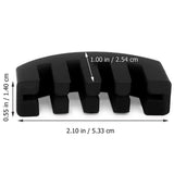 Violin Practice Mute Black Heavy Rubber Silencer for 4/4