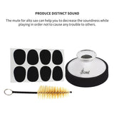 Alto Saxophone Accessories ABS Sax Mute Mouthpiece Patch Pads Brush