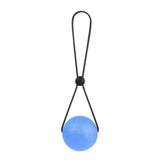 Secure Stress Ball On A String - 1 Pc Hand Physical Therapy Relief Round Squeeze Balls with Soft Medium Firm Finger Grip Exercise Balls