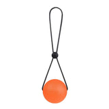 Secure Stress Ball On A String - 1 Pc Hand Physical Therapy Relief Round Squeeze Balls with Soft Medium Firm Finger Grip Exercise Balls