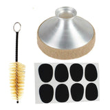 Alto Saxophone Accessories Aluminum Mute Mouthpiece Patch Pads Brush