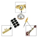 Alto Saxophone Accessories Aluminum Mute Mouthpiece Patch Pads Brush