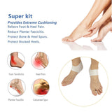 Soft Silicone Gel Heel Foot Protectors Plantar Fasciitis Anti Crack Moisturizing Foot Care Pain Relief Socks