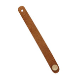 Brown Leather Guitar Neck Strap Button for Acoustic Classical Guitar