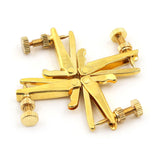 Violin Fine Tuners - 4 pcs Gold String Adjusters for 3/4 & 4/4 Fiddle