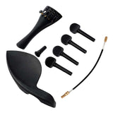 4/4 Violin Chin Rest, Screw, Tailpiece, Tailgut, Tuning Pegs, Endpin