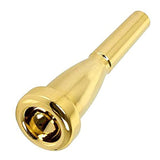 Trumpet Mouthpiece 3C Brass Gold-Plated Replacement