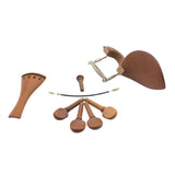4/4 Violin Chin Rest, Screw, Tailpiece, Tailgut, Tuning Pegs, Endpin