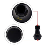 Trumpet Mute Silencer Black Practice Straight Mute Lightweight ABS Plastic