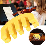 Violin Practice Mute Yellow Heavy Rubber Silencer for 4/4