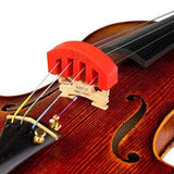 Violin Practice Mute Red Heavy Rubber Silencer for 4/4