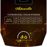 Violin Strings AV16 Set (E-A-D-G) String For 4/4, 3/4, 1/2, 1/4 Fiddle