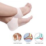 Soft Silicone Gel Heel Foot Protectors Plantar Fasciitis Anti Crack Moisturizing Foot Care Pain Relief Socks