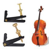 Cello Fine Tuners 4 pcs Black String Adjuster for 3/4 and 4/4 Cello