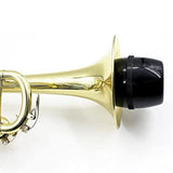 Trumpet Mute Silencer Black Practice Straight Mute Lightweight ABS Plastic