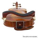 Violin Shoulder Rest Adjustable Wood, EVA Foam for 3/4 & 4/4