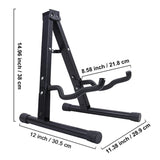 Guitar Stand A Frame Acoustic Guitar & Electric Guitar Foldable Stand