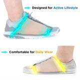 Flat Foot Arch Support Cotton Foot Socks with Soft Silicone Gel Pads Plantar Fasciitis Pain Relief Cushion Sleeves