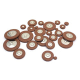 Alto Saxophone Leather Pads Replacement (26 pcs)