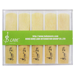 Alto Saxophone Reeds 2.5 with Case - 10 pcs Sax Reeds Replacement