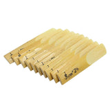 Alto Saxophone Reeds 2.5 with Case - 10 pcs Sax Reeds Replacement