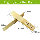 Alto Saxophone Reeds 2.5 with Case - 10 pcs Sax Reeds Replacement