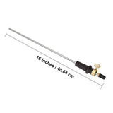 1/2 Cello Endpin Support Rod Adjustable Stainless Steel Tail Rod Stand